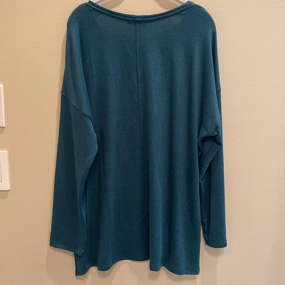 Banana Republic Cozycore Scoop Neck L/S Evergreen L/S Top Size XL - Picture 4 of 6